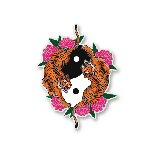 Yin and Yang sticker