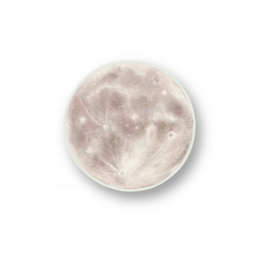 Moon sticker